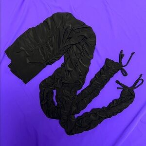 Forplay Hollywood Coffin Ruched Leggings M Exc